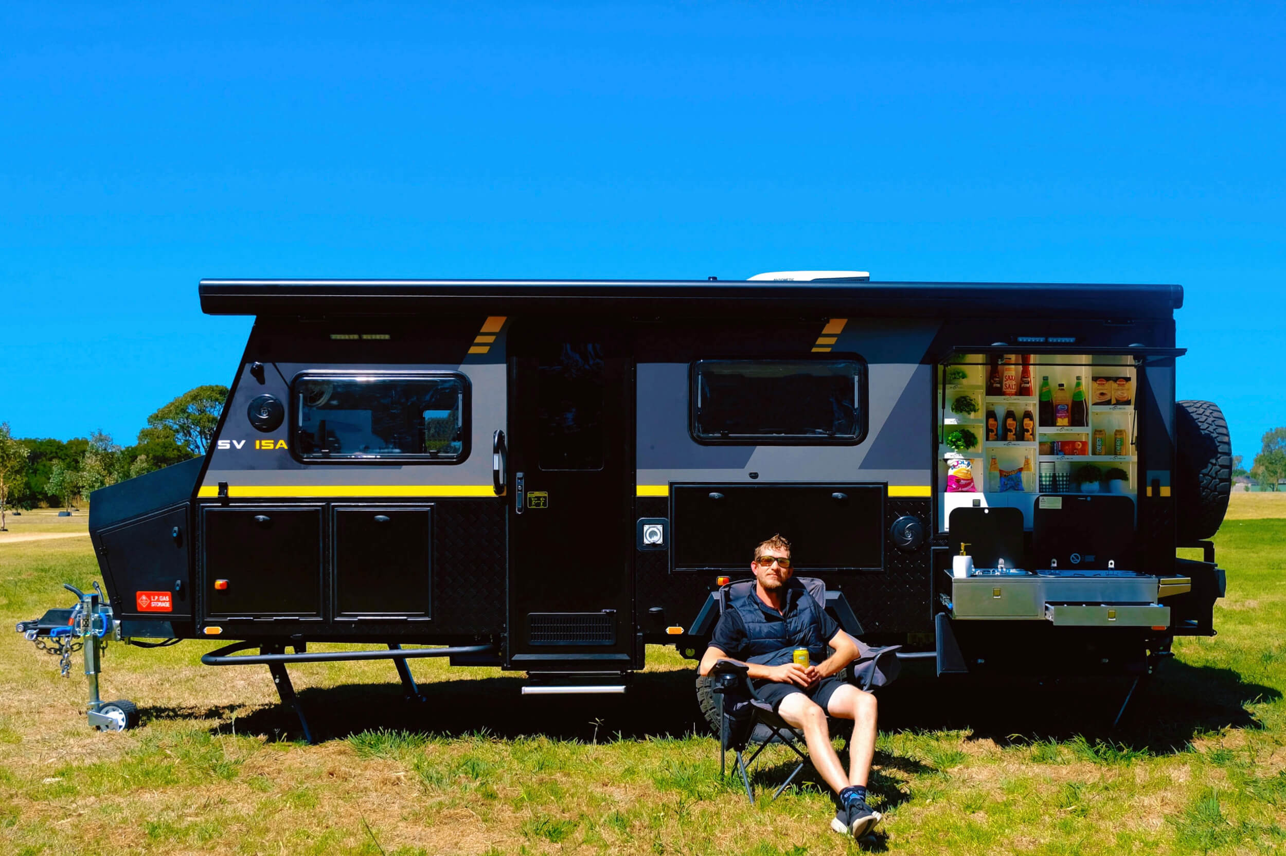 slide out kitchen for caravan